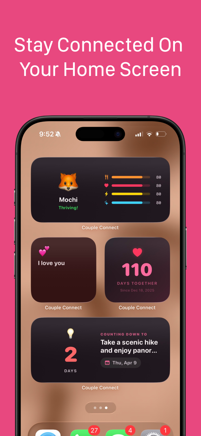 Couple Connect shared memories timeline with photos and milestones for couples
